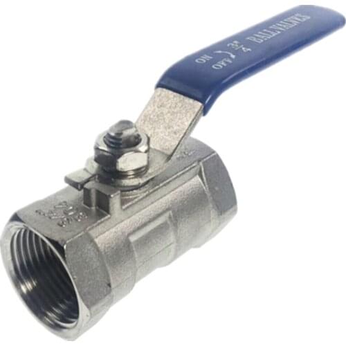 WZJG 1/4" - 1" BSP Female Reducer Ports 304 Stainless Steel one-piece Ball Valve
