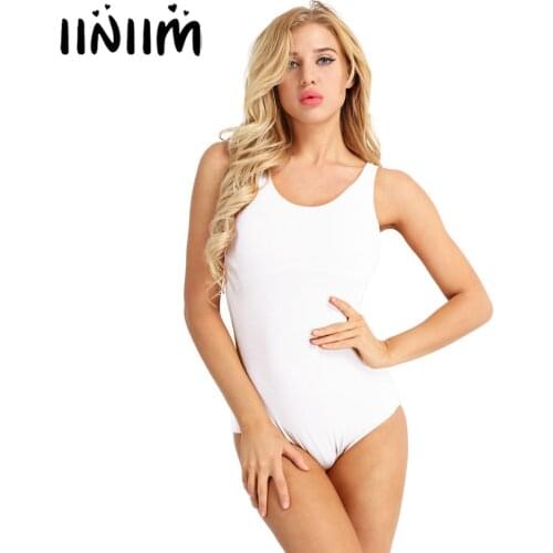 Women Adult Performance Tutu Dress Stretchy Sleeveless Built In Shelf Bra Ballet Dancer Gymnastics Leotard Ballet for Womens