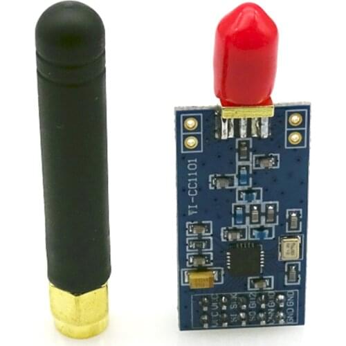 1PCS CC1101 Wireless Transceiver RF 315/433/868/915 MHZ + SMA Wireless Module Antenna 1.8-3.6 V