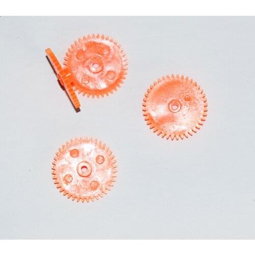 Yuanmbm 10/100pcs 40T soft plastic gear 2mm hole 0.5M/rc car robot aircraft /DIY toy technology model parts/GPE402A0.5M
