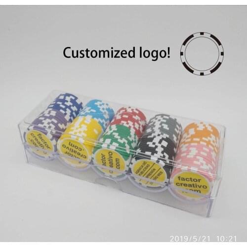 100pcs per box custom logo on both side 40mm dia 11.5g ABS plastic material golf poker chip assorted color golf ball marker