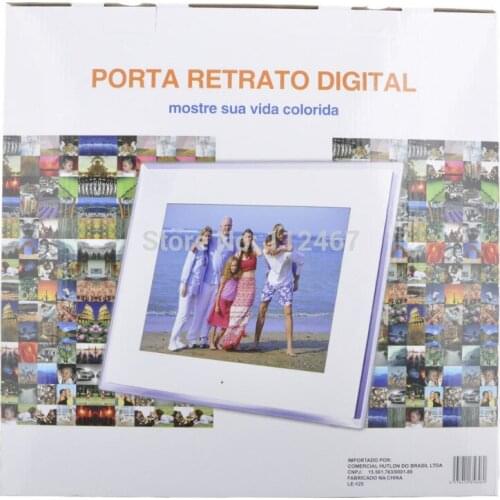 14 Inch Multifunctional HD Digital Photo Frame/Electronic Picture Album with Mirror Panel Music/Video/Ebook/Time/Alarm