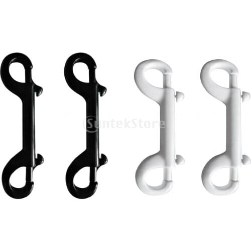 2 Pieces Durable 316 Stainless Steel Double End Bolt Snap Hook Underwater SCUBA Dive Diving, Various Sizes/Colors