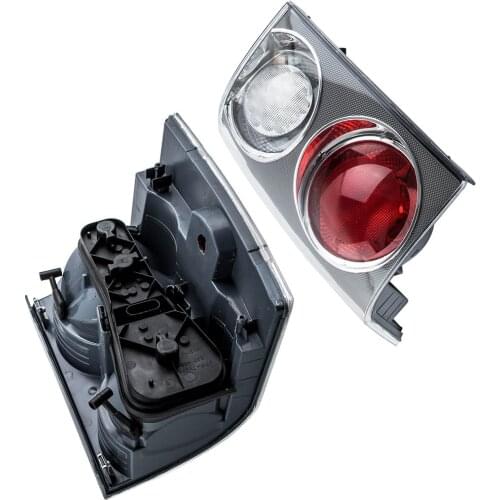 2 x CLEAR/RED REAR TAIL LIGHT CLUSTER CARBON For LAND for RANGE ROVER for VOGUE L322 2002- 2009