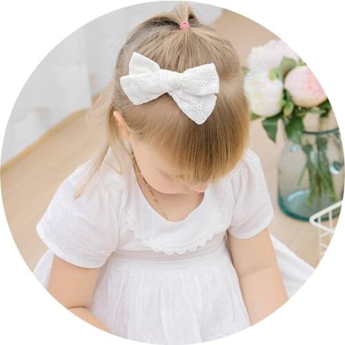 3pcs/set Lace Cotton Nylon Headband For Children Elastic Hair bands Hair Bows For Baby Girls Baby Pins Clips Hair Accessories