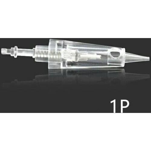 30pcs Tattoo Needles 1P Cartridges Disposable Sterilized Permanent Makeup Needles for Tattoo Eyebrow lips Machine