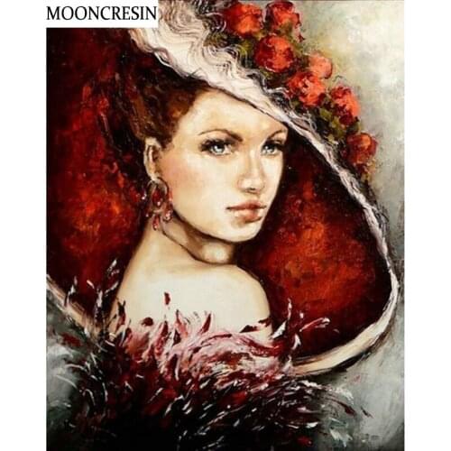 5D Diamond Painting Cross Stitch Flower Beauty 3D Diy Diamond Embroidery Full Square Mosaic Painting By Numbers Decoration Home