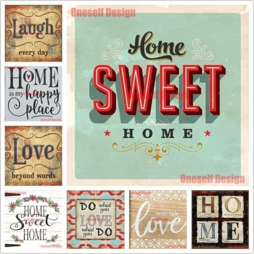 2020 new 5d diamond painting full home sweet home 5d diamond embroidery sale rhinestone pictures decortion home wall sticker