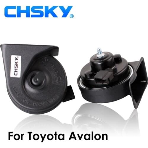 CHSKY Car Horn Snail type Horn For Toyota Avalon 2004 to NOW 12V Loudness 110-129db Auto Horn Long Life Time High Low Klaxon