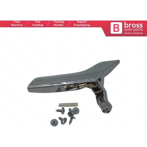 Bross Auto Parts BDP972 1 Piece Interior Door Handle BRIGHT Chrome Plated Front OR Rear Right Side for Mercedes W204