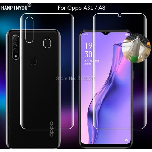 For Oppo A31 2020 / Oppo A8 6.5" Clear TPU / Matte Anti-Fingerprints Hydrogel Full Cover Soft Screen Protector Film (Not Glass)