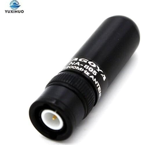 NAGOYA NA-805 BNC UHF VHF Dual Band Mini Thumb Antenna NA805 For Motorola Kenwood TK308 ICOM IC-V80 IC-V82 IC-V85 Two Way Radio