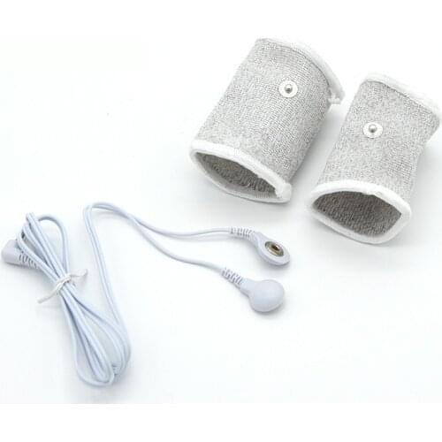 The Latest 5 Cm Electric Shock Conductive Penis Ring, Electric Shock Treatment Mens Scrotum Cuff Massager Medical Sex Toys