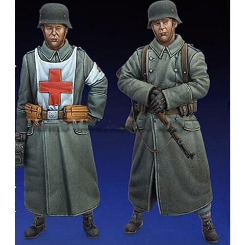 1/35 Scale Unpainted Resin Figure Grenadier 2 figures collection figure