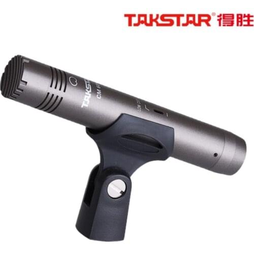 Hot Sell TAKSTAR CM-60 Professional Diaphragm Condenser Microphone Moisture Resistant XLR Cardioid Mic 48V Phantom Power Supply