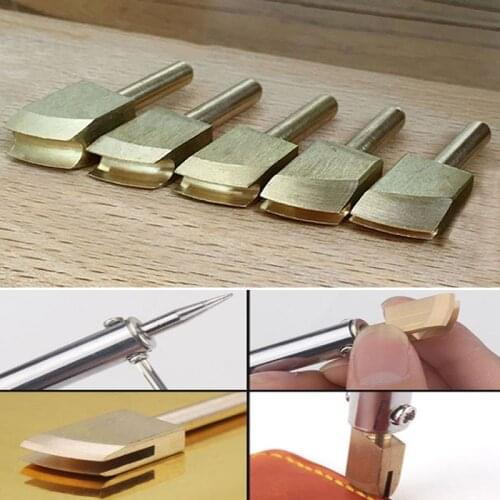 Leather Electric Edger Brass Edger Soldering Iron Burning Edge Leather Craft Edger Sealing Machine Leather Tool