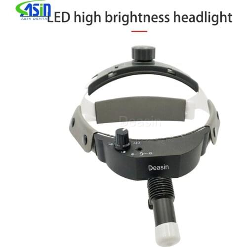 3W High Intensity Lamp Medical Surgical Headlight LED Cordless Headlight Integrated Charging System for Dental, Pet Hospital