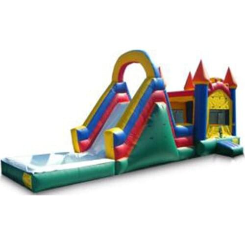 Inflatable playground jumper castle bounce house &water slide&pool