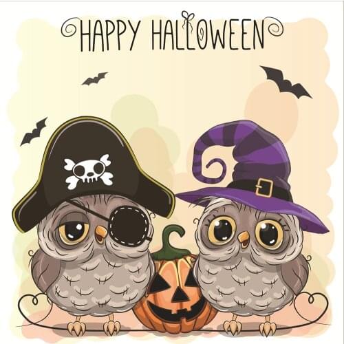 Happy Halloween Owl Pumpkin Metal Cutting Dies Embossing Stencil for DIY Scrapbooking Decor Album Paper Card Making Craft Dies