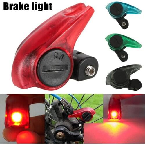 1pcs Bicycle Brake Caution Light Mini High Brightness LED Red Lamp Beads Waterproof YS-BUY
