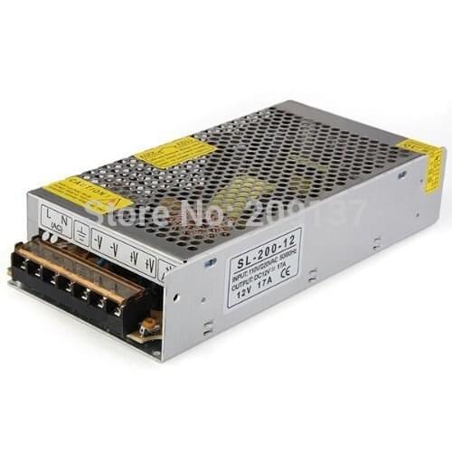 200W Switching Switch Power Supply Driver for LED Strip Light DC 12V 16.5A