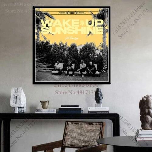 All Time Low Poster Rapper Singer Music Album Wake Up Sunshine Canvas Painting Wall Art Posters and Prints Home Decor