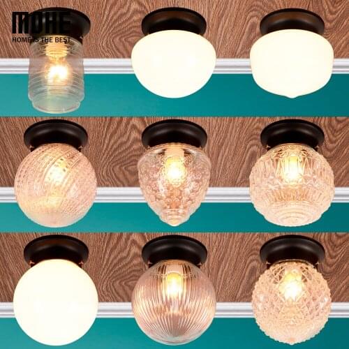 American Ceiling Lights ASCELINA LOFT Vintage Industrial Adjustable led ceiling lamp Home lighting lamps living room E27 85-260V