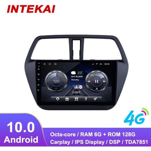 9"Android 10.0 Car Radio GPS Navigation autoradio multimedia player for suzuki s-cross sx4 2014 2017 head unit stereo