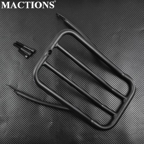 Motorcycle Rear Fender Luggage Shelf Rack Case Black For Harley Sportster Iron 883 XL883N 2009-2017 48 XL1200X 72 XL1200V 12-16