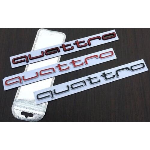 3D Metal Raider Buggies A3 / A4L/A5 / A6L/A7, A8 / Q3 / Q5 / New Q7 Modified Auto Emblem Badge Decal Sticker Car Accessories