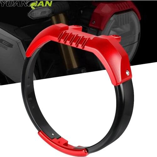 Motorcycle CNC Headlight Protector Grille Guard frame Cover Protection FOR Honda CB650R Mesh Grill Side Light Lamp Mount Cover