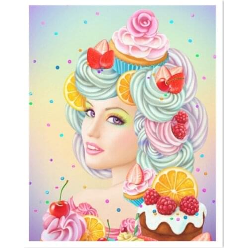 New Arrivals 5d Diamond Painting Fruit beauties Diamond Embroidery Cross Stitch Butterfly Rhinestones Full Mosaic Home Decor