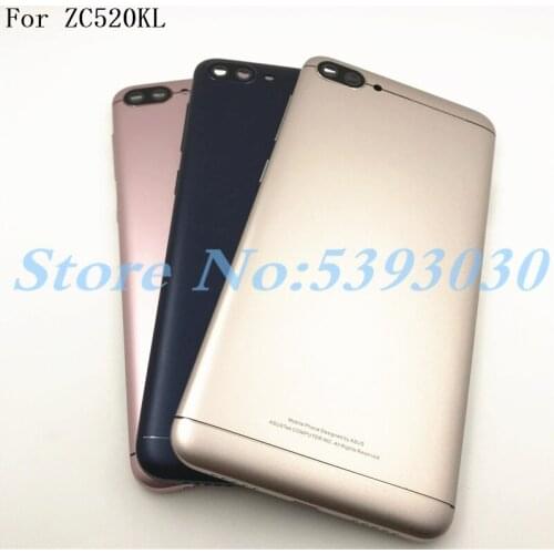 10Pcs/Lot Original 5.2" For Asus Zenfone 4 Max ZC520KL Battery Cover Case Back Door Back Housing With Side Buttons + Logo