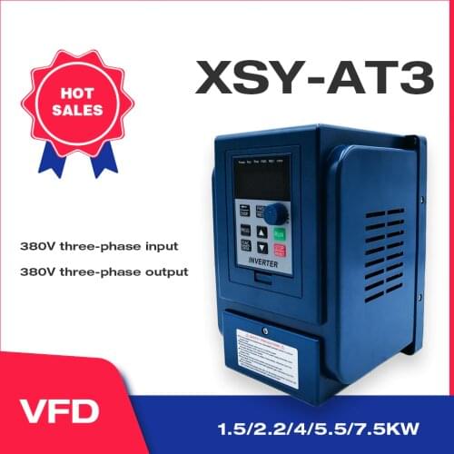 VFD 1.5KW/2.2KW CoolClassic frequency converter XSY-AT3 3P 380V output Free Shipping
