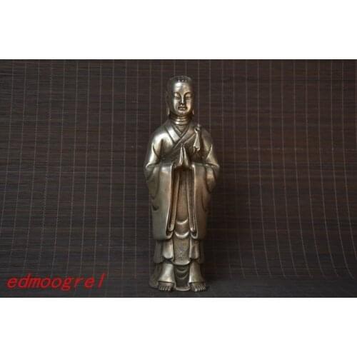Antique Old QingDynasty silver carving--Buddha ,Amitabha, hand crafts,best collection&adornment,free shipping
