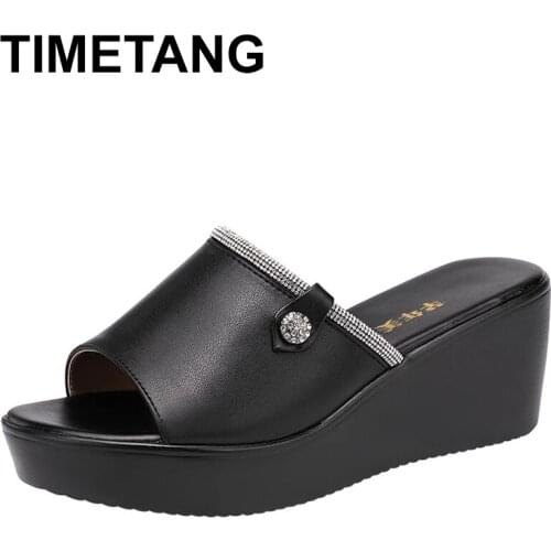 TIMETANGWomen sandals summer flat pearl sandals flip flops rome shoes string bead slippers mujer gladiator sandalias sapatos fem