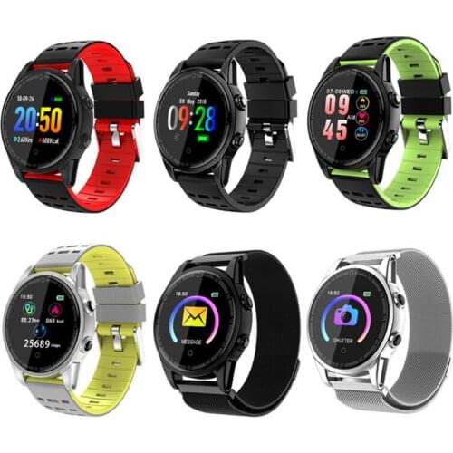 Round Screen Smart Bracelet Heart Rate Fashion Large Screen Sports Smart Bluetooth Bracelet Blood Pressure Sport Watch Colors