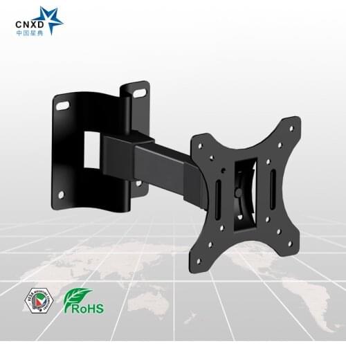 Universal Full Motion LCD LED TV Wall Mount PC Monitor Bracket Tilt Adjustable Plasma TV Wall Holder Suitable TV Size 10"-23"