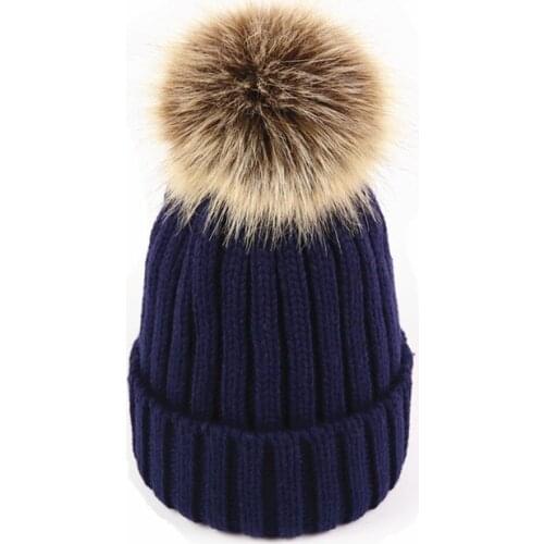 Winter Cap For Women Skullies Pompom Beanie Hat Wool Gorras Bonnet Knitted Hat Set Balaclava Mask