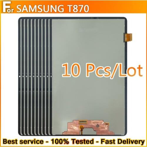 10PCS Original LCD For Samsung Galaxy Tab S7 T870 T875 T875N T876B T878U LCD display touch screen T870 Replacement