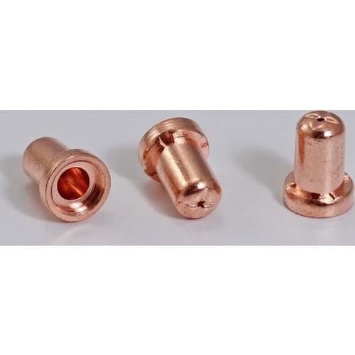 30/40PCS ceramic red copper air plasma cutting knife PT31 LG40 extended CUT-50 consumables torch nozzle electrode TIP W1R4