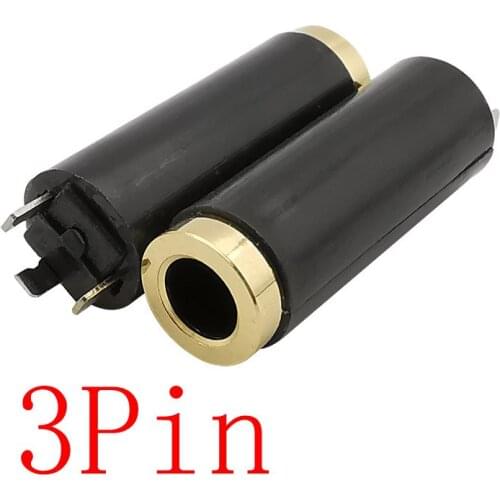5Pcs Jack 3.5 mm 3 Pin Audio Female Jack 3.5mm 3 Pole Stereo Socket Earphone DIY Wire Connector