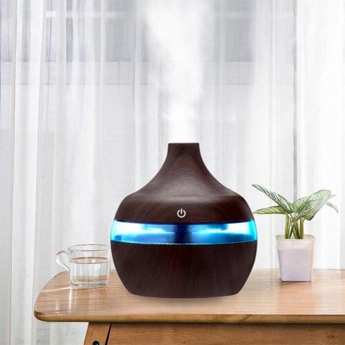 Wood Grain Aromatherapy Usb Humidifier Water Droplets Air Purification Essential Oil Aroma Diffuser Creative Home Grain