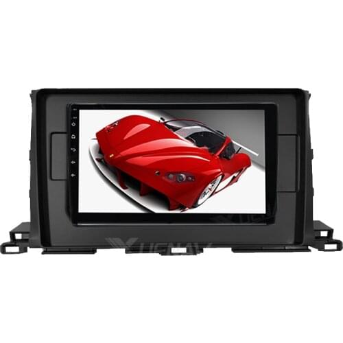 Car with Frame dvd panel for Toyota Highlander 2015 Fasxia Auto radio universal dvd player for Toyota Highlander 2015