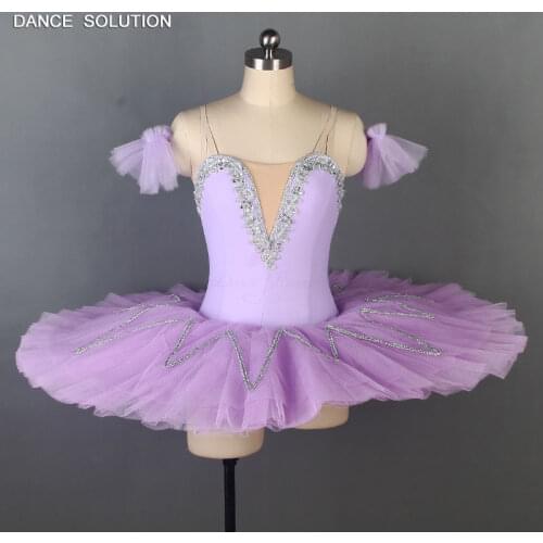 Yellow Spandex Leotard Tutu for Adult and Girl Stage Show Pancake Ballet Tutu Pre-professional Dance Costumes BLL007 3 Colors
