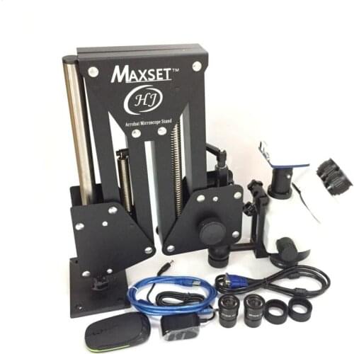 Free Shipping Diamond Microscope Prices Jewelry Tools Microscope with Acrobat Stand Microscope with Camera