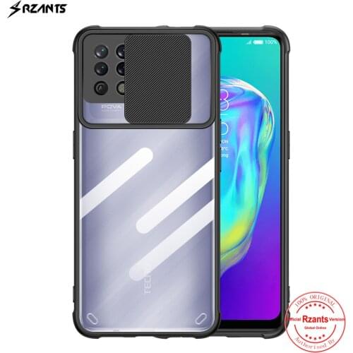 Rzants For Tecno Pova Case [Lens Protection] Slim Crystal Clear Cover Double Soft Casing