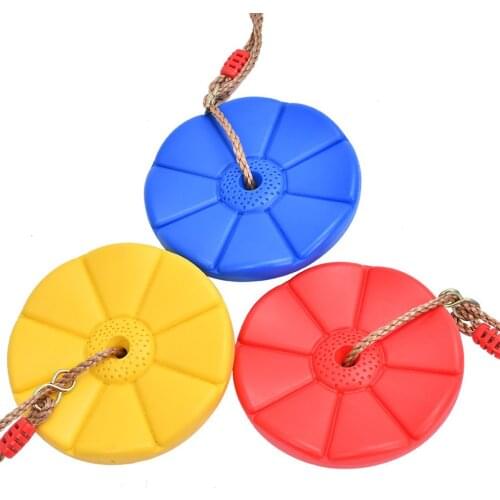Kids Outdoor Indoor Plate Swing Monkey Swings Round Plate Swing Seat Toys For Chhildren Funny Sport Birthday Gift Game Toys