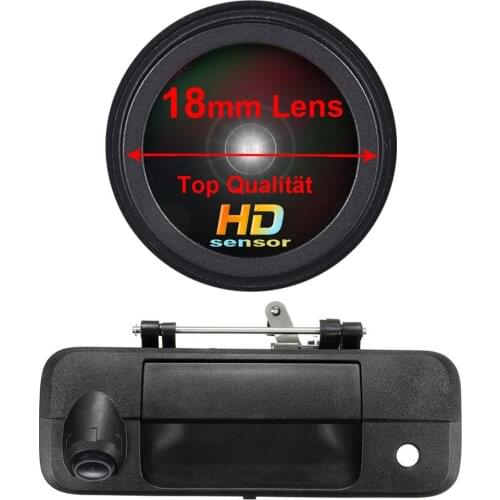 HD CCD Car trunk handle parking backup rear view Camera for Toyota Tundra 2007-2013 Tailgate Handle Toyota Tacoma 2016-2018