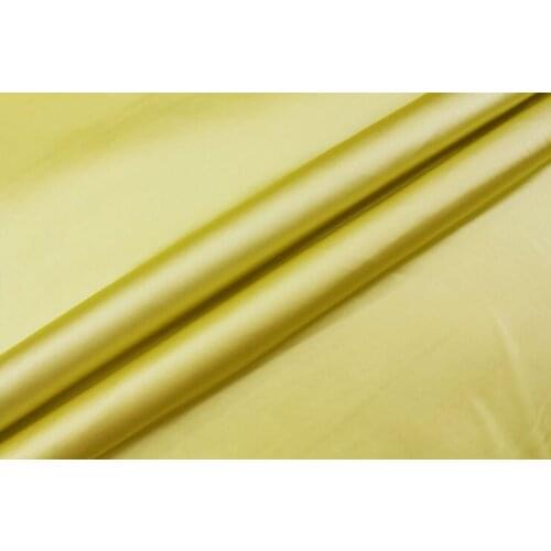 Howmay pure silk fabric stretch satin charmeuse 19m/m 108cm 42" lemon for dress womens clothes shirt